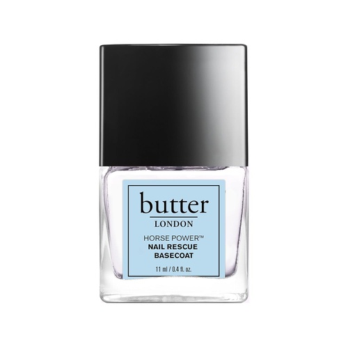  butter LONDON Horse Power Nail Rescue Base Coat, nail strengthener for brittle nails