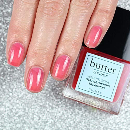  butter LONDON Strawberry Rhubarb Jelly Preserve Strengthening Treatment, 0.4 fl. oz.