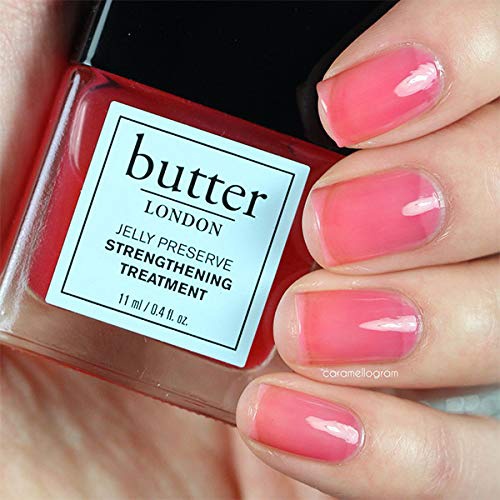  butter LONDON Strawberry Rhubarb Jelly Preserve Strengthening Treatment, 0.4 fl. oz.