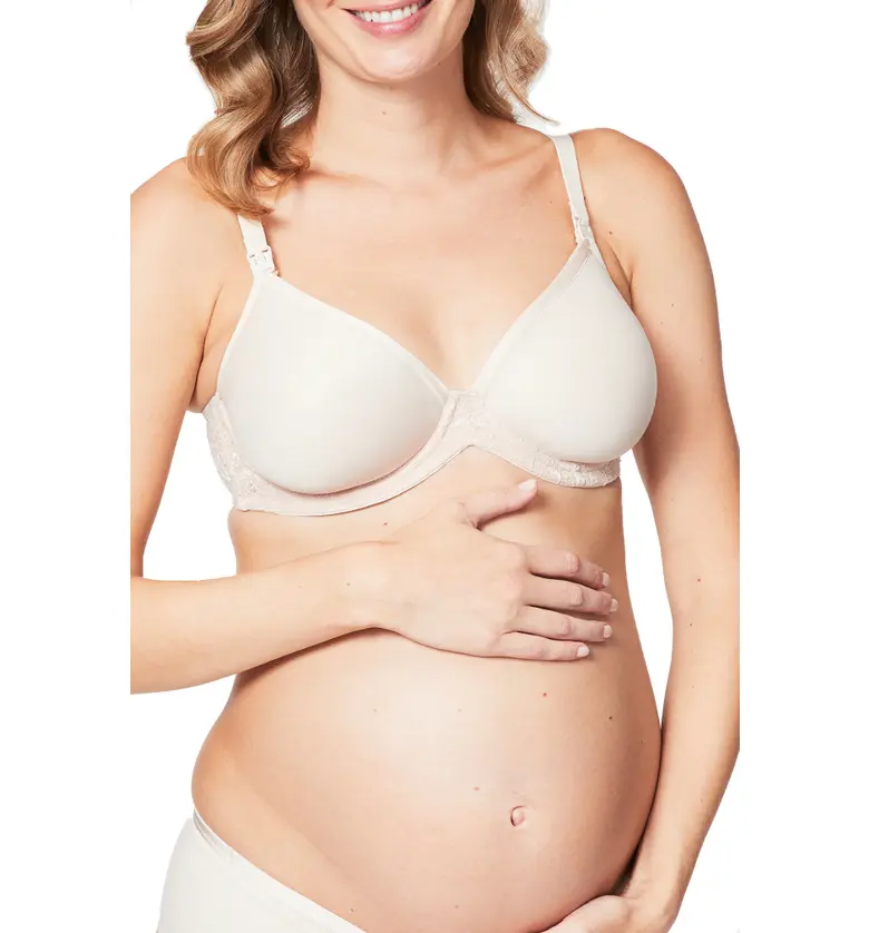 Cake Maternity Cake Buttermilk Waffles Underwire Spacer Nursing Bra_NUDE