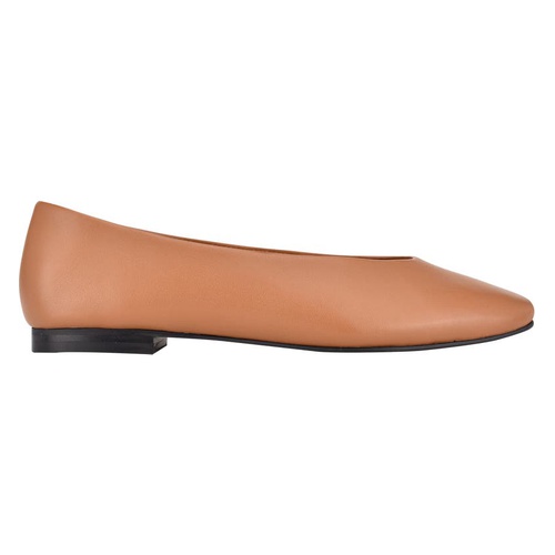  Calvin Klein Anete Flat_BROWN LEATHER