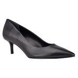 Calvin Klein Danica Pointed Toe Pump_BLACK LEATHER