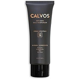 Calvos Anti-Aging Sunscreen and Moisturizer for Bald Men Head and Face. SPF 30 All Natural - Fragrance Free - Reef Safe - Non Greasy Matte Sunblock and Face Cream Protects Nourishe