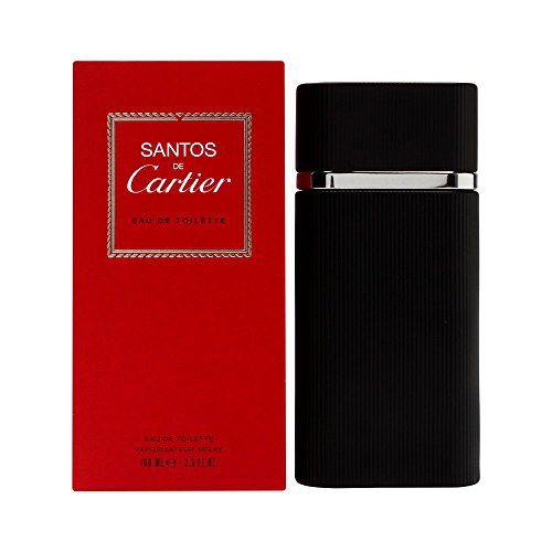  Cartier Santos De Eau de Toilette Spray for Men, 3.3 Ounce