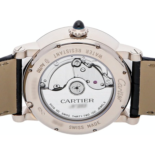  Cartier Rotonde De Cartier Mechanical(Automatic) Grey Dial Watch WHRO0003 (Pre-Owned)