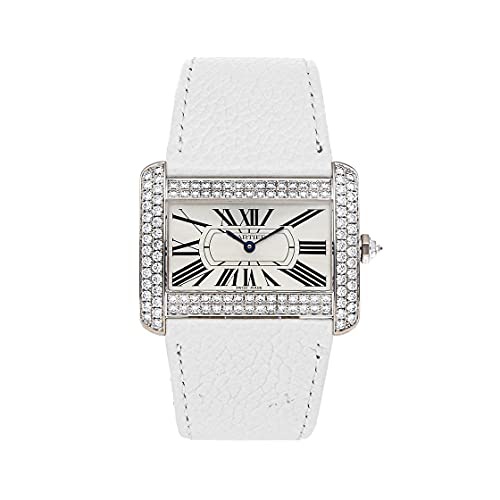  Cartier Tank Quartz Silver Dial Watch WA301356 (Pre-Owned)