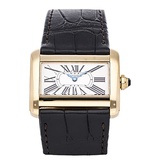 Cartier Tank Quartz Silver Dial Watch W6300356 (Pre-Owned)