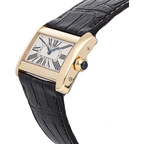  Cartier Tank Quartz Silver Dial Watch W6300356 (Pre-Owned)