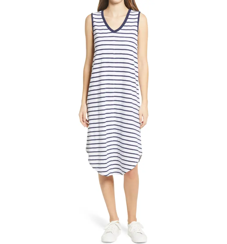 Caslon Shirttail Tank Dress_WHITE- NAVY P JOSEPHINE STRIPE