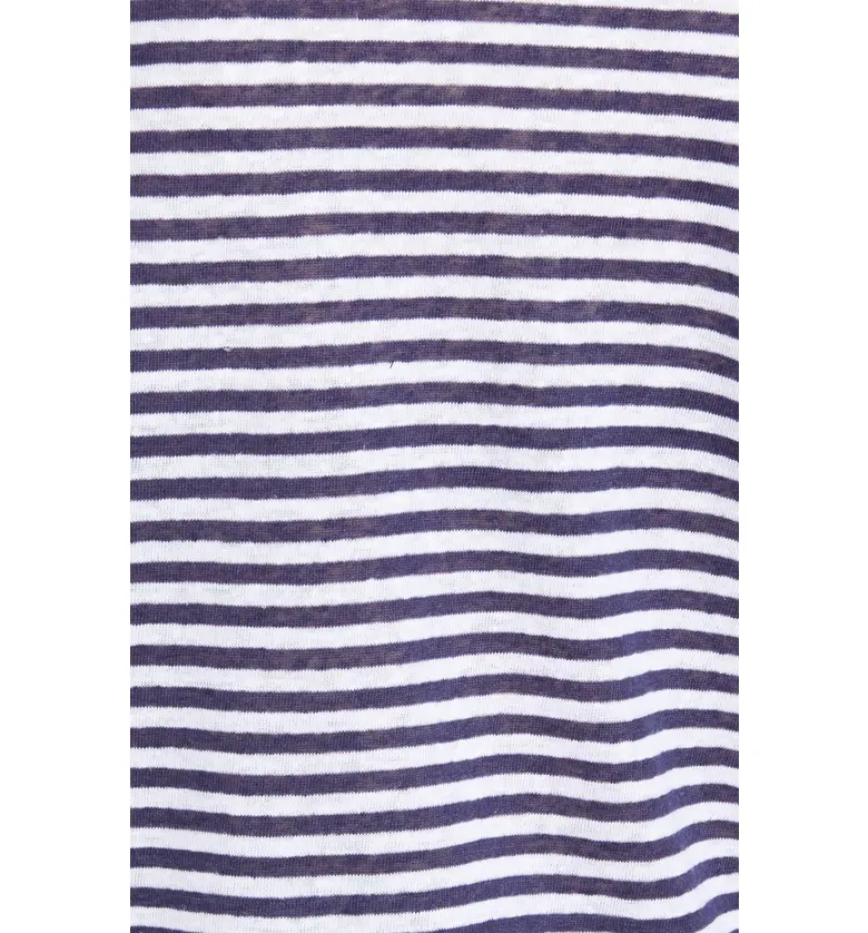  Caslon Seamed Tunic Top_NAVY- WHITE STRIPE