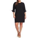 CeCe Tie Sleeve Shift Dress_RICH BLACK