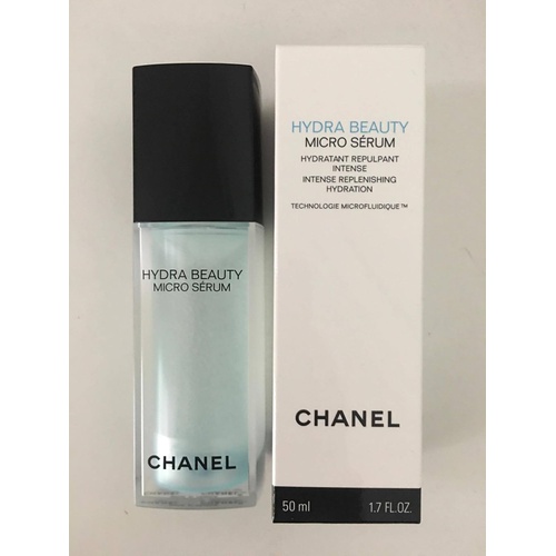  CHANEL HYDRA BEAUTY MICRO SEERUM INTENSE REPLENISHING HYDRATION 1.7 OZ / 50 ML.