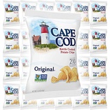Cape Cod Potato Chips, Original Kettle Cooked, Single-Serve 1.5 Ounce (24-Pack)