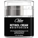 CHLOE COSMETICS Retinol Moisturizer for Face and Eye area | Anti Aging Cream with Hyaluronic Acid, 2.5% Active Retinol and Vitamin E | Reduces Appearance of Wrinkles and Fine lines | Best Day and