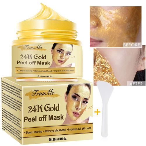  CIDBEST 24k Gold Face Mask, Blackhead Remover Mask, Peel Off Blackhead Mask, Deep Cleansing Facial Mask Pore Shrinking, Anti Acne & Oil Control Soothing & Moisture Skin