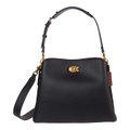 COACH Polished Pebble Leather Willow Shoulder Bag