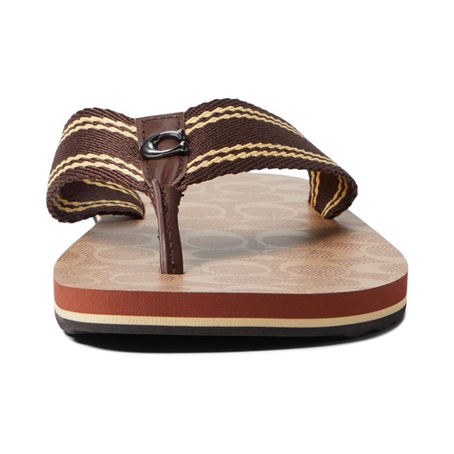 코치 COACH Signature Webbing Flip-Flop