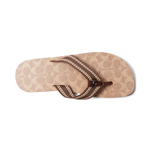 코치 COACH Signature Webbing Flip-Flop
