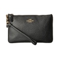 COACH Polished Pebble Small Wristlet