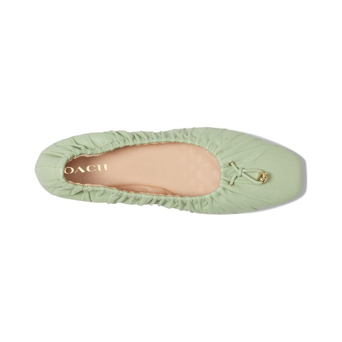 코치 COACH Eleanor Leather Ballet Flats