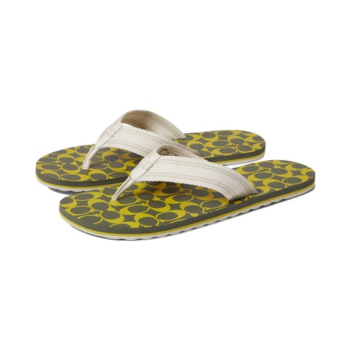 코치 COACH Signature Webbing Flip-Flop