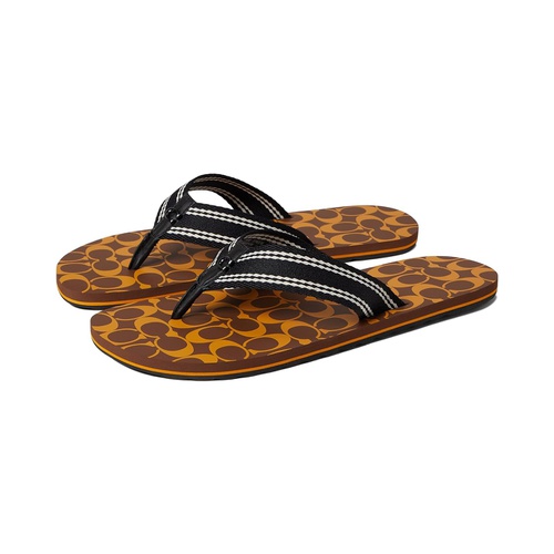 코치 COACH Signature Webbing Flip-Flop