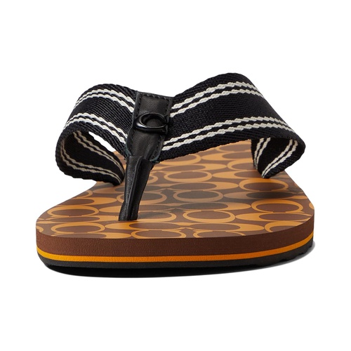 코치 COACH Signature Webbing Flip-Flop