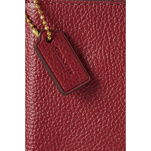 코치 COACH Box Program Polished Pebble Small Wristlet