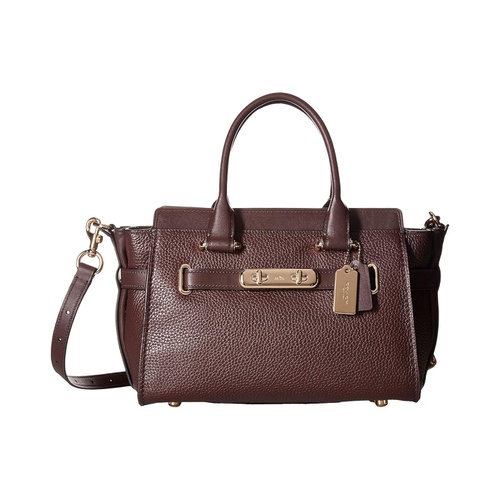 코치 COACH Coach Swagger Carryall 27 In Pebble Leather