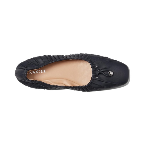 코치 COACH Eleanor Leather Ballet Flats