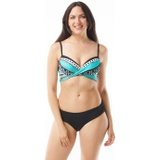 COCO REEF Riviera Stripe Enrapture Wrap Bikini Top