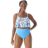 COCO REEF Amalfi Tie-Dye Bondi Crop Top