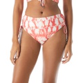 COCO REEF Coast Tie-Dye Inspire Shirred High-Waist Bikini Bottoms