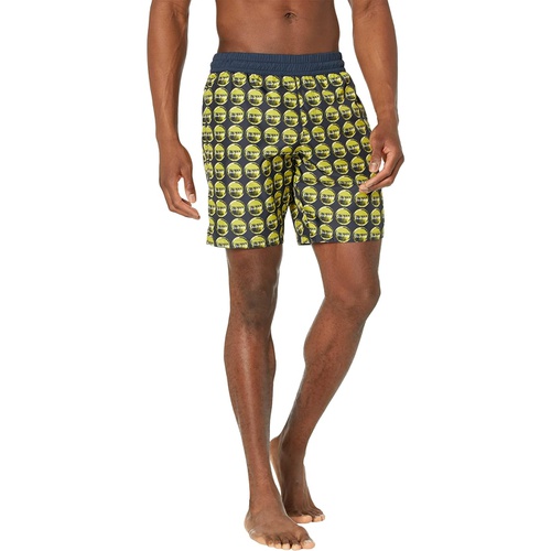  COLMAR Swim Trunks in Solid Color with Transfer Print