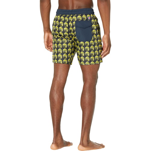  COLMAR Swim Trunks in Solid Color with Transfer Print