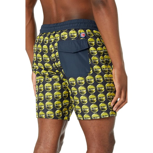  COLMAR Swim Trunks in Solid Color with Transfer Print