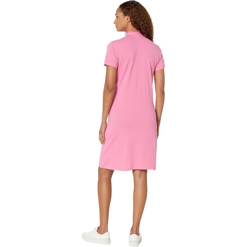  COLMAR Short Sleeve Plisse Stretch Pique Dress