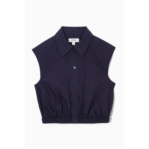 COS CROPPED SLEEVELESS SHIRT