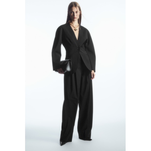 COS WIDE-LEG TAILORED WOOL PANTS