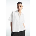 BOXY SHORT-SLEEVED POPLIN SHIRT