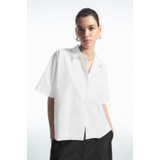 BOXY SHORT-SLEEVED POPLIN SHIRT