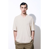 THE KNITTED SILK T-SHIRT