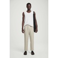 TAPERED POPLIN PULL-ON PANTS