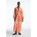 OVERSIZED SILK KAFTAN DRESS