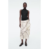 ASYMMETRIC DRAPED SKIRT