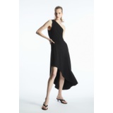 ASYMMETRIC ONE-SHOULDER MIDI DRESS