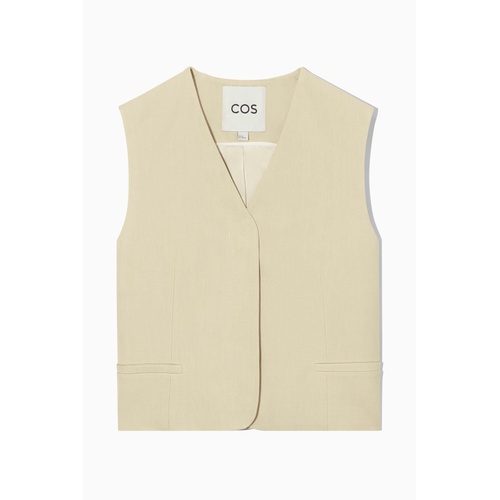 COS SINGLE-BREASTED VEST