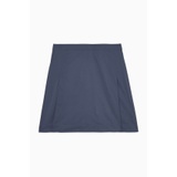 SHELL-PANEL A-LINE MINI SKIRT