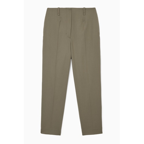 COS HIGH-WAISTED WOOL-BLEND PANTS