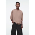 BOXY MOCK-NECK T-SHIRT